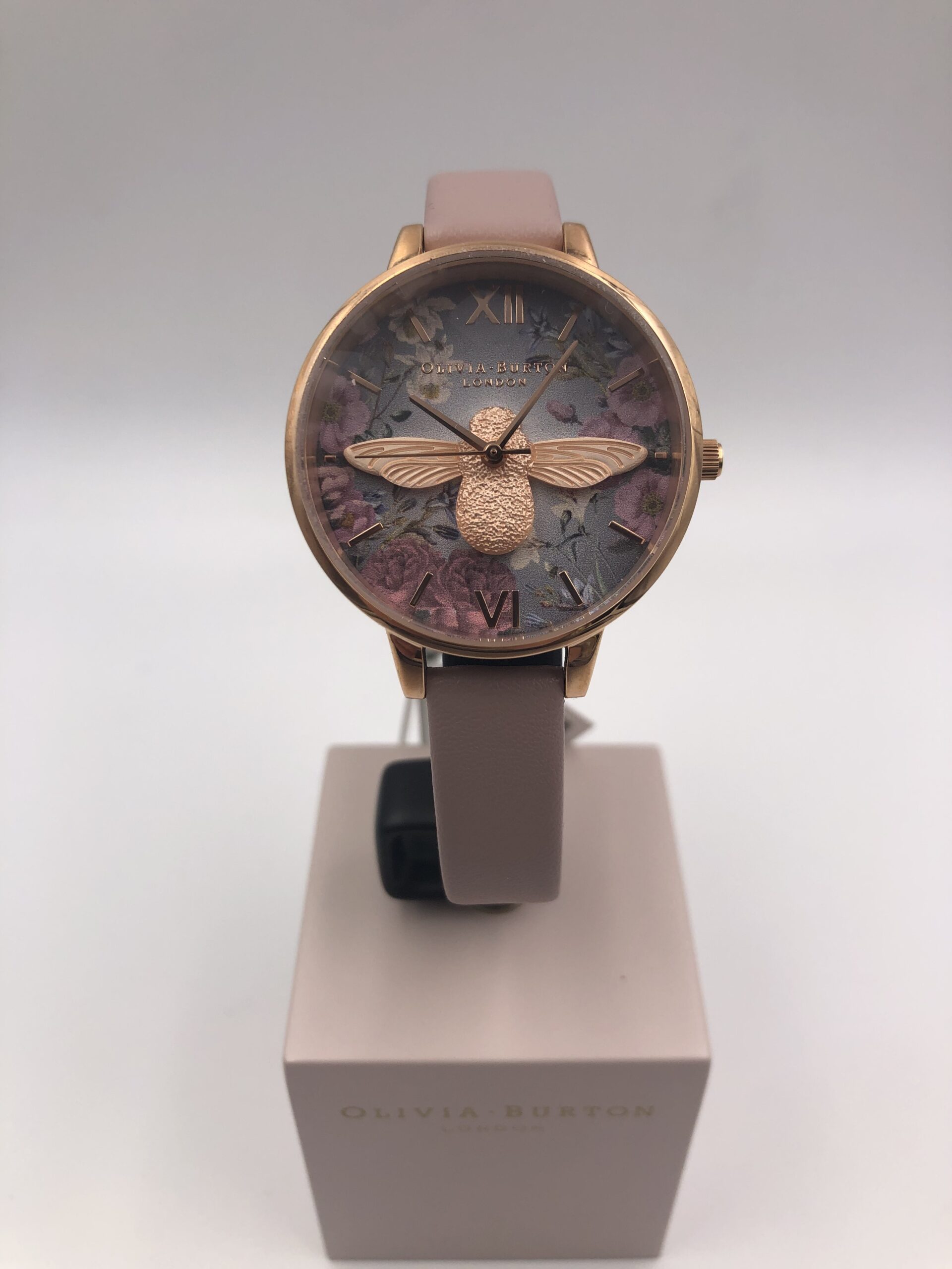 Orologio Olivia Burton British Bloom 3D Bee Vegan Rose & Rg OB16EG134