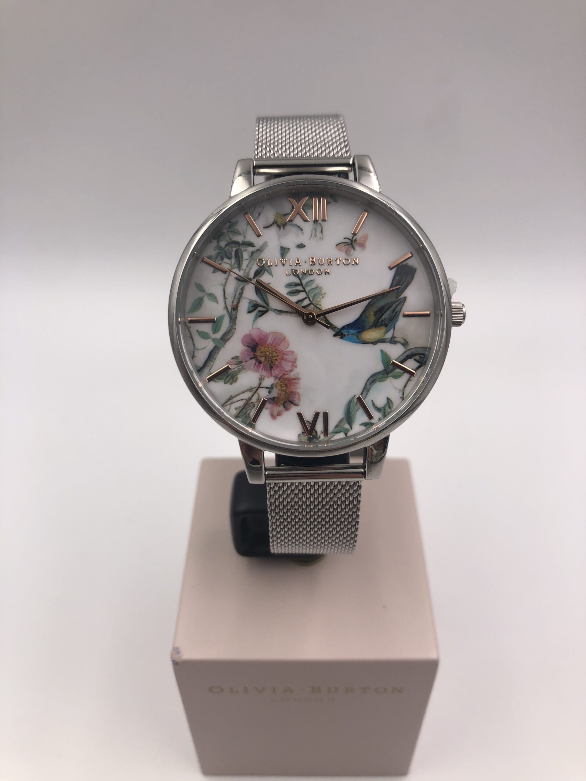 Orologio Olivia Burton Painterly Prints Rg & Silver Mesh OB16EG147